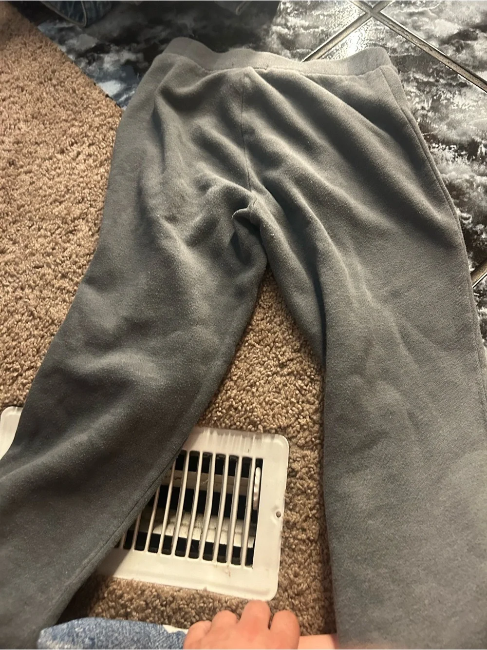 GAP Kids Gray Fleece Joggers with Logo
